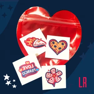 Set di tatuaggi temporanei per bambini Luna Rossa